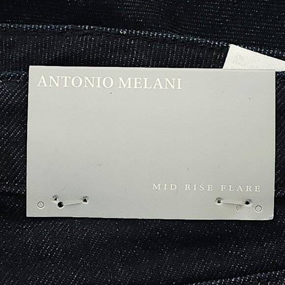 Antonio Melani Jeans Straight Leg Dark Wash Everyday Core Denim High Rise sz. 32 - Picture 8 of 9